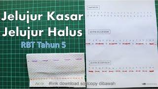 Jahitan Jelujur Halus dan Jelujur Kasar