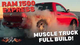 Factory Muscle Truck gets Faster Stacey Davids Ram 1500 Express DRAGNWAGON Full Build on Gearz