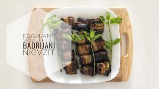 Badrijani Nigvzit Eggplant Walnut Rolls