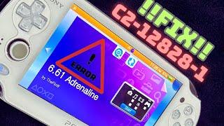 Adrenaline PsVita Error C2-12828-1 Fix