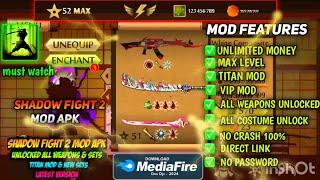 SHADOW FIGHT 2 VIP GOD OF MAGICAL COMPOSITE SWORDS APKMAX LEVELUNLOCKED EVERYTHINGMEDIAFIRE LINK