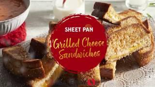 Sheet Pan Grilled Cheese Sandwiches