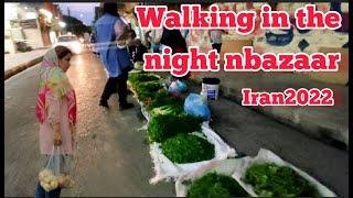 Shopping in fruit and vegetable bazaar and grocery bazaar in Mashhad  Iran 2022