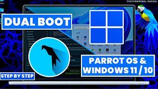 How to Dual Boot Parrot Security OS and Windows 11  10 ?  Manual Partition 