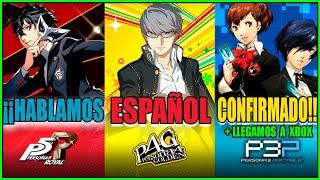 PERSONA 345 llegan HABLANDO ESPAÑOL a XBOX  ATLUS conquista XBOX en 2022 y PERSONA hace historia