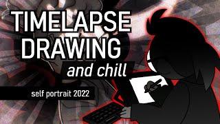 chillout and draw self portrait 2022