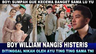 Boy William Nangis ditinggal Lamaran Oleh Ayu Ting ting Boy William Kecewa 