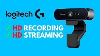 Logitech BRIO How to Record & Live Stream in 1080p OBS Studio Tutorial & Setup Guide