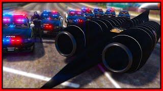 GTA 5 Roleplay - 15000BHP ROCKET THRUSTER TROLLS COPS  RedlineRP