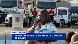 CARACAS  ENTREGA DE MEMORIA Y CUENTA DE LA ALCALDESA CARMEN MELÉNDEZ