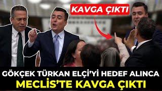 Osman Gökçek Türkan Elçiyi hedef alınca mecliste kavga çıktı