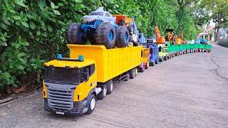 Mobil Truk Tronton Panjang Penuh Mobil Mobilan Oleng Mobil Balap Truk Molen Excavator