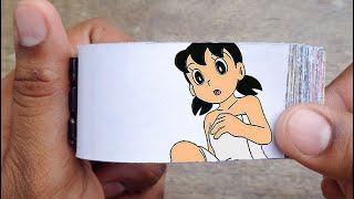Doraemon Cartoon Flipbook #51  Nobita and Shizuka in Bathroom Flip Book  Flip Book Artist 2022