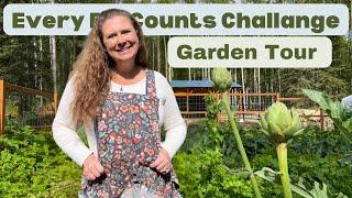 Full Alaska Garden Update The end of the #everybitcountschallenge 2024 Start of Fall Harvest