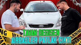 TAVAN DEĞİŞENAİRBAGLER PATLAK ÇIKTI  Ford Focus Almaya Gittik 