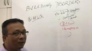 Bleeding disordersITPTTP HUS and DIC