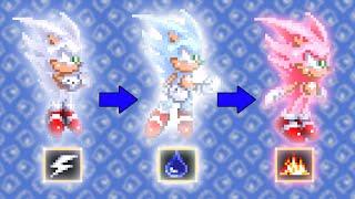 Sonic 3 A.I.R - New Super Forms From Elemental Shields