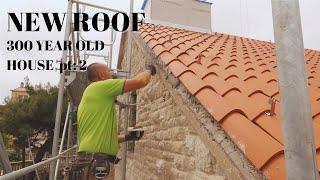 300 Year Old House Gets a New Roof - renovation  reconstruction Pt-2