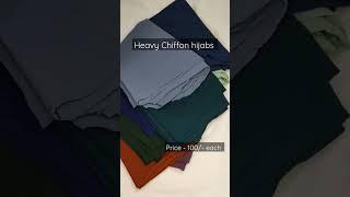 HEAVY CHIFFON HIJABS RESTOCK