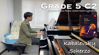 Grade 5 C2  Kabalevsky - Scherzo Op.27 No.14  ABRSM Piano Exam 2023-2024  Stephen Fung 