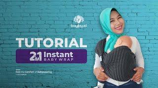 TUTORIAL Menggendong GEOS 2in1 instant baby wrap bayiku.id