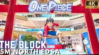 Giant LUFFY Spotted at SM NORTH EDSA  ONE PIECE - Walking Tour 4K Philippines - September 2023