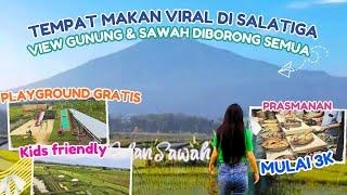 VIRAL‼️TEMPAT MAKAN VIEW GUNUNG & SAWAH DI SALATIGA  PRASMANAN MURAH  TERBARU 2024  DOLAN SAWAH