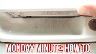 How to Remove Car Door Handle Scratches FAST  Monday Minute 