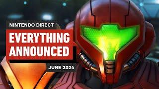Everything Announced in the Nintendo Direct June 2024