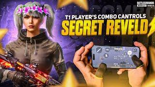 T1 PLAYERS COMBO CANTROL SECRET REVELD ⁉️  BGMI BEST CANTROL SETTINGS  CANTROL SETTINGS BGMIPUBG