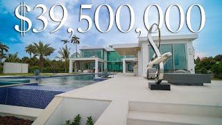 Inside a $39500000 MEGA MANSION in West Palm Beach FLORIDA