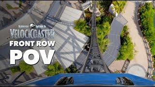 Front Row POV Jurassic World VelociCoaster  Islands of Adventure