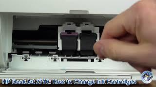 HP Deskjet 2710e How to ChangeReplace Ink Cartridges