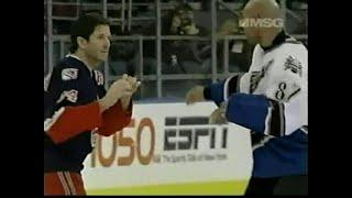 Donald Brashear vs Brendan Shanahan & Brashear suckers Aaron Ward & roughed up Ryan Hollweg