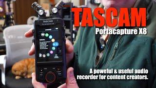 Tascam Portacapture X8 - The perfect audio recorder for content creators?