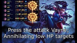 Press the Attack Full Rune Guide for Lane Dominant Bursty Vayne