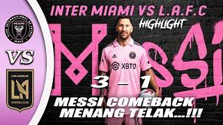 Terbaru...Waoow..Kehebatan Messi Kembali gemparkan Dunia  Inter Miami vs L.a FC Menang Telak 3-1