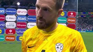 Jan Oblaks interview after the game vs Portugal 02072024