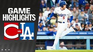 Reds vs. Dodgers Game Highlights 51824  MLB Highlights