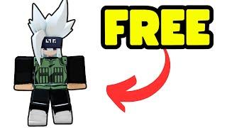 FREE KAKASHI SKIN ON ROBLOX - FREE OUTFIT IDEA ROBLOX