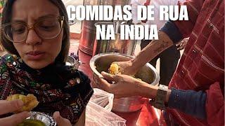 PROVANDO COMIDAS DE RUA NA ÍNDIA  DEU RUIM