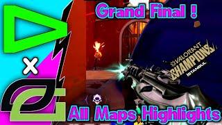 Grand Final  All Maps Highlights - LOUD VS OpTic Gaming  VALORANT Champions 2022