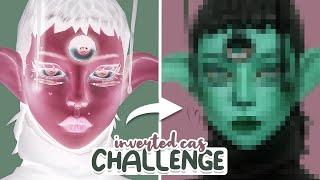 Inverted CAS Challenge   Sims 4 Create a Sim Challenge