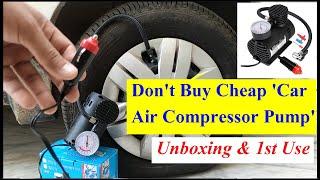 Air Compressor Pump  Cheap Air Compressor  Portable Air Compressor  Car Mini Air Compressor  12V