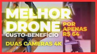 ASMR UNBOXING - MELHOR DRONE BARATO O FINAL 