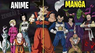 DBS DIFERENCIAS ANIME vs MANGA #4 TORNEO de PODER