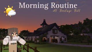 My Morning Routine At Heritage Hill  Minecraft Equestrian  DibbleCraft