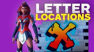 Fortnite Letter Locations and Week 1 Challenges Season 4