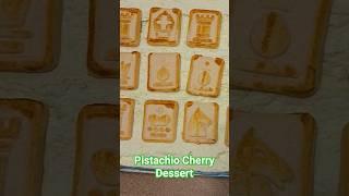 Pistachio Cherry Dessert #pistachio #dessert #cherry  #food #sweet #chessman #pudding #puddingrecipe