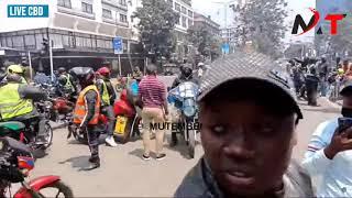 NIAROBI BODA BODA EXPOSES RUTO AND ROGUE POLICE PAYING GOONS TO ATTACK KENYANS IN CBD